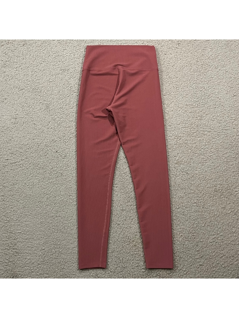 Beach Riot Pink Rib High Rise Leggings Size Medium - Picture 4 of 7